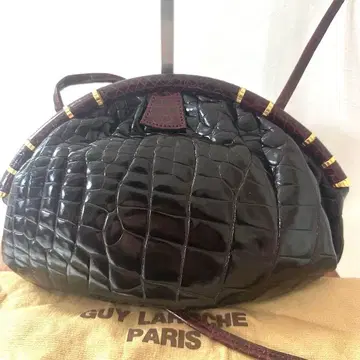 기라로쉬 프랑스제 천연 가죽 숄더백 다크 브라운