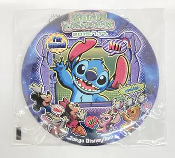 도쿄 디즈니랜드 캔 배지 Stitch Encounter 2015