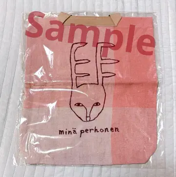 새상품 한정판 mina perhonen 싸개 호두나무 툰로우 토트백