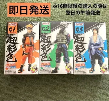 [ 미개봉 ] 초채색 하이 스펙 컬러링 피규어 나루토/카카시/사스케