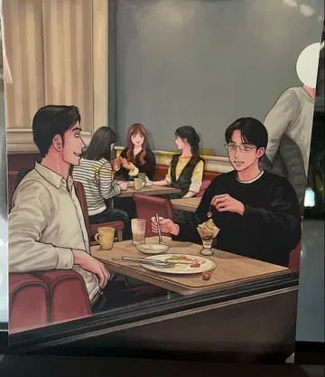 패밀리 레스토랑 가자. 하권 멜론북스 특전 코믹 세트