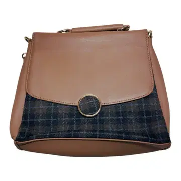 브라운 숄더백 체크 무늬 MAJESTIC LEGON 새상품급 고품질