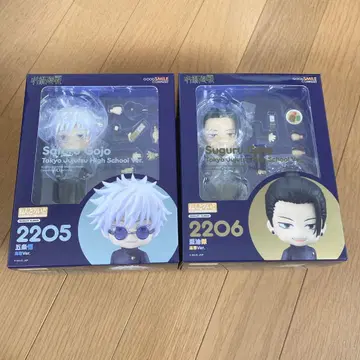 주술회전 고죠 사토루 게토 스구루 넨도로이드 피규어 회옥 옥절