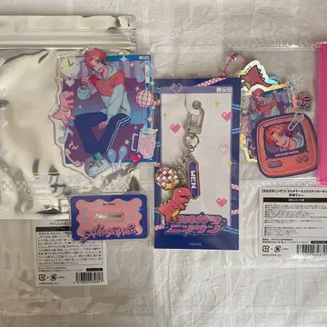 니지산지 아카기 웬 요루가타닌겐 아크릴 스탠드 메탈 참 스티커