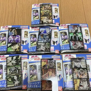 죠죠 명장면 아크릴 스탠드 키링 3부 스타더스트 크루세이더즈