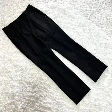 [스포츠 맥스] (M 상당) 센터 프레스 슬랙스 팬츠 블랙