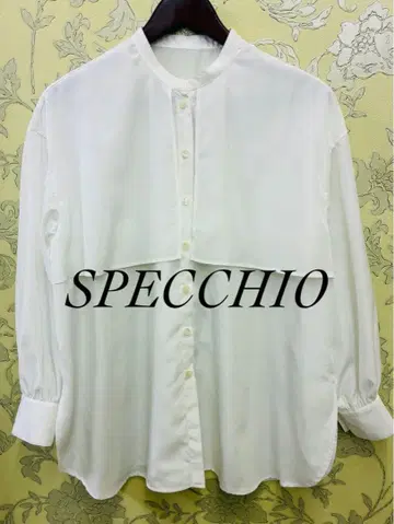 SPECCHIO 스페치오 셔츠 블라우스 [ 화이트 ] 사이즈 40