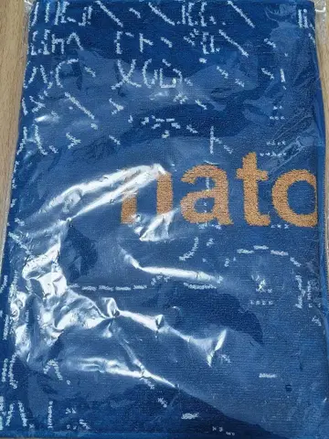 나토리 ASCII art 타월 블루 아시아 투어 타월