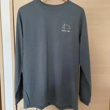 몽벨 50주년 백 프린트 긴팔 T