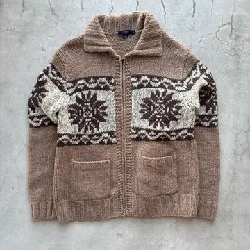 00s j.crew 카우친 핸드니트