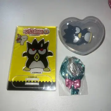 바츠마루 세트 딸기신문 아크릴 스탠드 참 열쇠