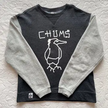 레어 디자인 참스 낙서 부비 맨투맨 속기모 바이컬러 L