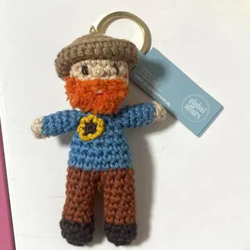 고흐전 회장 한정판 고흐 아미구루미 키링 고흐