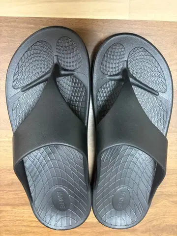 [ 미사용품 ] TENTIAL 플립플랍 블랙 28-28.5cm