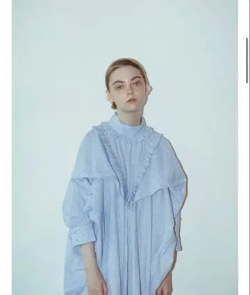 deco depuis 1985 프릴 스트라이프 원피스