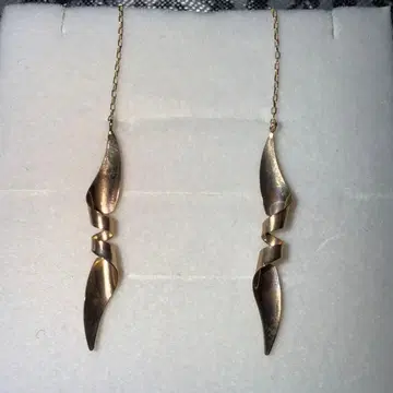 K10PG 유선형 아메리칸 타입 귀걸이