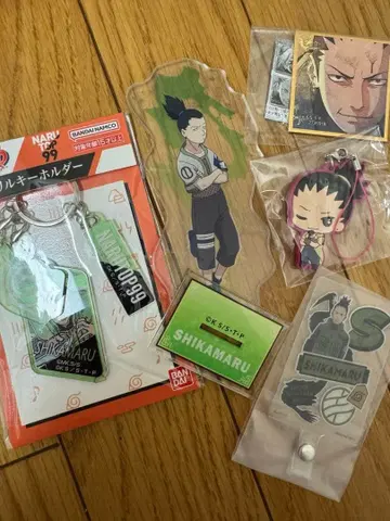 키링 04.나라 시카마루 NARUTOP99 아크릴 스탠드 콩 색지