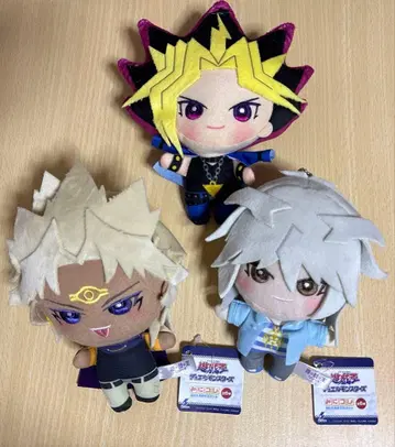 유희왕 듀얼몬스터즈 미니 콜렉션 봉제 인형 마스코트 유우기 바쿠라 마리크