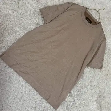 [고품질] BOSS 실크 T셔츠 브라운 S 심플 캐주얼 돌려입기