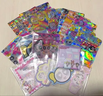 파워퍼프걸 메모장 zip 지퍼백