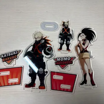 바쿠고 카츠키 야오요로즈 모모 아크릴 스탠드 3체 세트