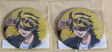 도쿄 리벤저스 에노시마 미션 하네미야 카즈토라 글리터 캔뱃지 2개 세트