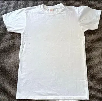 새상품 [ 리얼 맥코이 ] 반팔 화이트 T셔츠:S