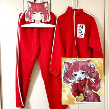 아카미 카루비 저지 세트 스티커 행거