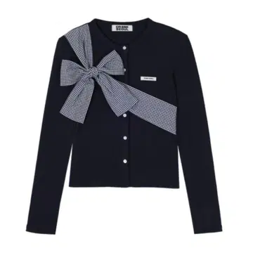 크랭크 리본 가디건 크랭크 Ribbon Tide Knit