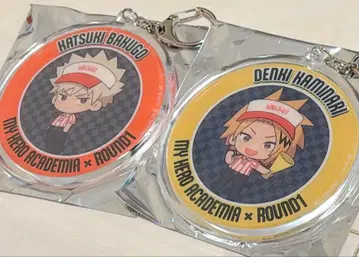 나의 히어로 아카데미아 라운드원 아크릴 키링 바쿠고 카츠키 가미나리 덴키