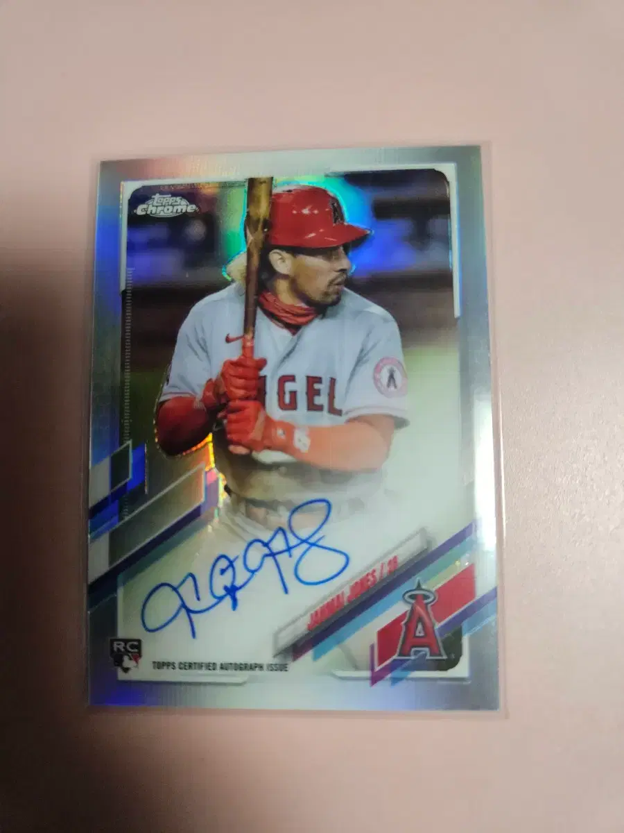 자마이 존스 499장 한정 2021 Topps 리플렉터 오토 카드