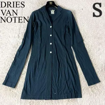 드리스반노튼 셔츠 블라우스 코튼 긴팔 네이비 네이비 S