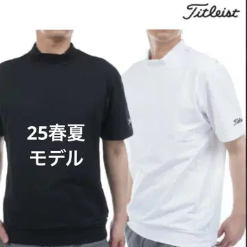 새상품급 titleist 골프 셔츠 모크넥 골프웨어 25 봄/여름 모델