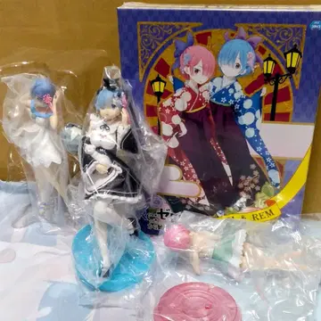 라무 렘 피규어와 퍼즐 리제로