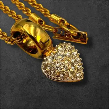 스와로브스키 목걸이 골드 하트 큐빅 21