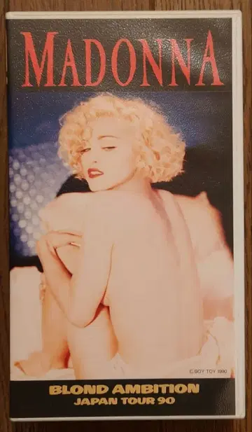 MADONNA BLOND AMBITION JAPAN TOUR 90 VHS