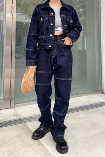 WHO'S WHO gallery 데님 셋업