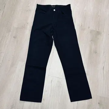 agnes b 에네스베옴 코튼 팬츠 블랙 프랑스제