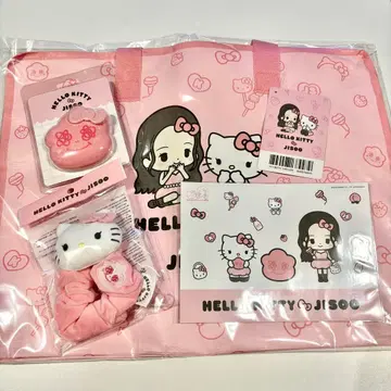 헬로키티 지수 스크런치 백 스티커 KITTY JISOO