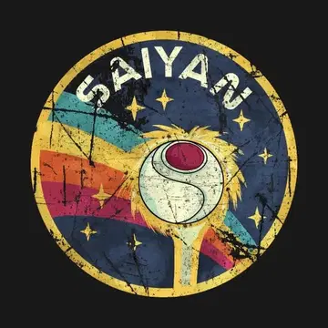 [ T셔츠 ] SAIYAN NASA 드래곤볼 블랙 L