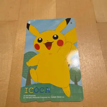 피카츄 ICOCA 카드 사용 가능