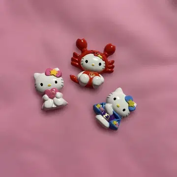 레트로 헬로키티 귀여운 마그넷 별자리 3개 세트