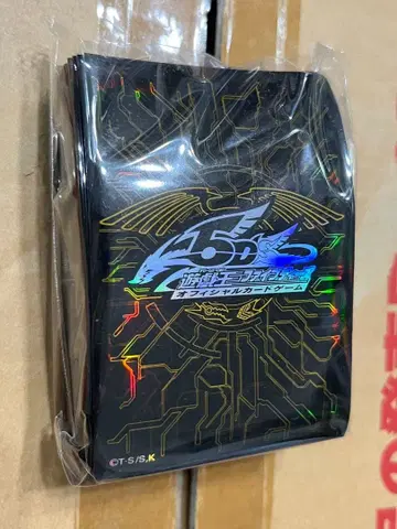 유희왕 공식 슬리브 미개봉 새상품 용의 문장 골드 금 100매입