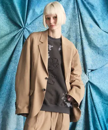 TW Worsted Relax-Over 2B Tailored Jacket