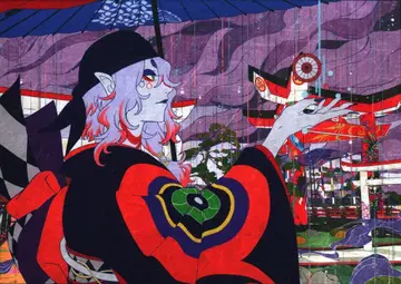 극장판 모노노케 우산 내방객 혜택 A5 비주얼 카드 1주차