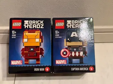 LEGO BRICK HEADZ 아이언맨 & 캡틴 아메리카