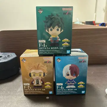 나의 히어로 아카데미아 피규어 3체 세트