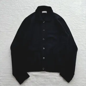 [새상품급] 마가렛호웰 가디건 울 블랙 카라 부착 여성용