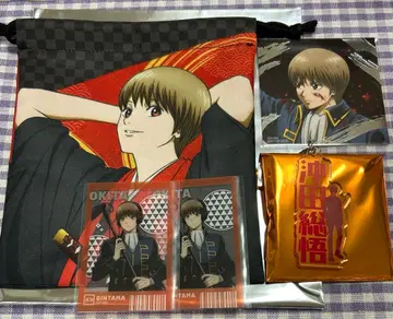 은혼 오키타 소고 복조리 네임 키링 스퀘어 카드