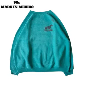 [ 90s 멕시코제 ] HANES HERWAY 여성용 프린트 맨투맨